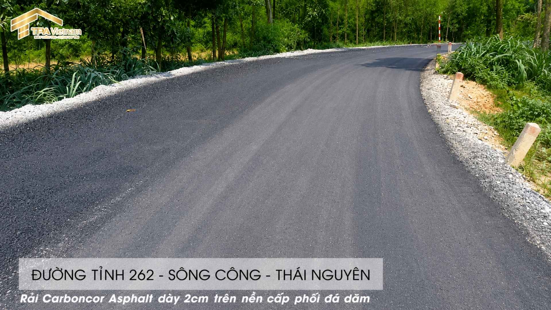 Hoàn thành thi công tuyến đường tỉnh 262