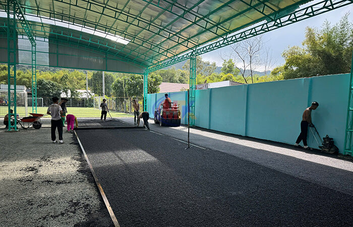 thi công sân Pickleball