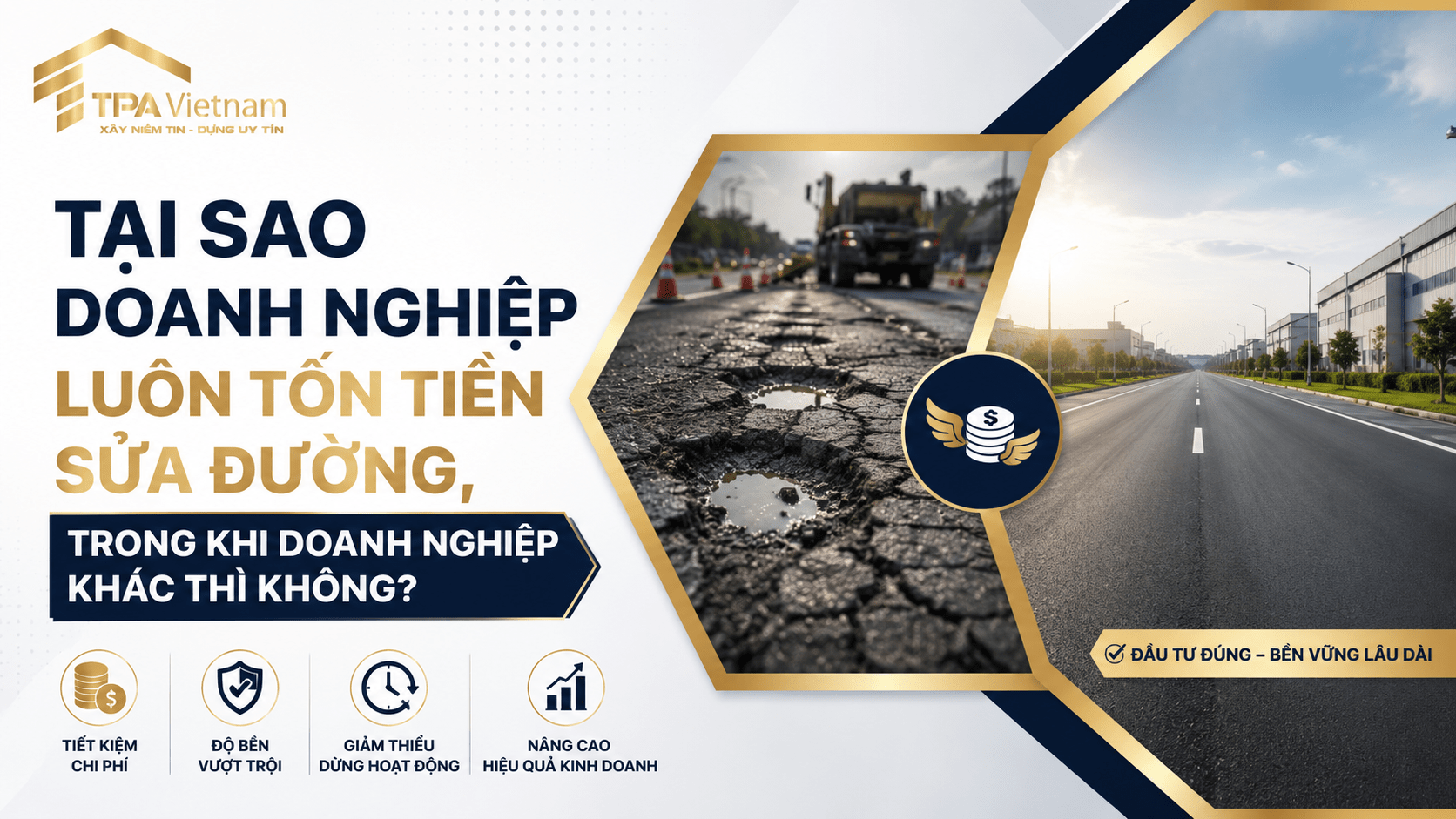 tốn tiền sửa đường