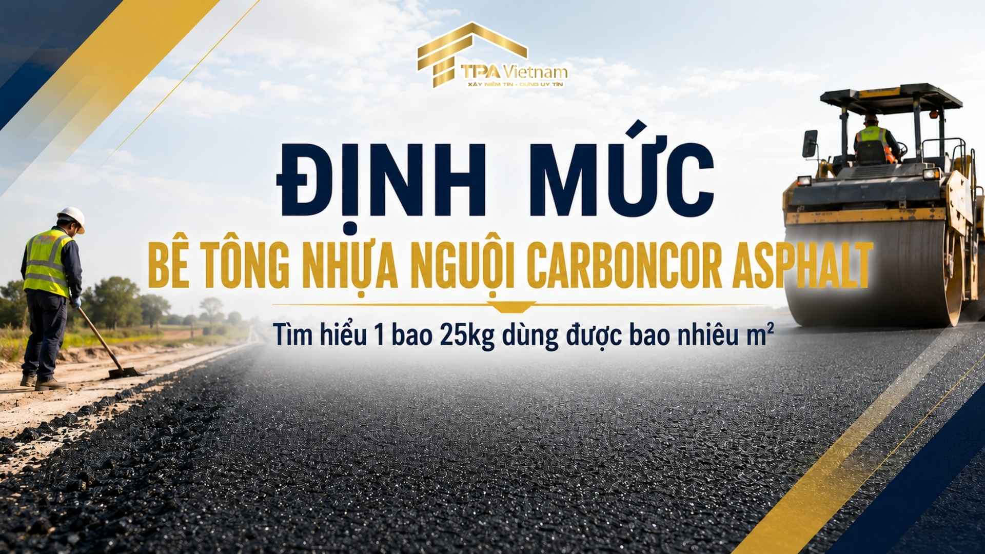 Định mức bê tông nhựa nguội Carboncor Asphalt