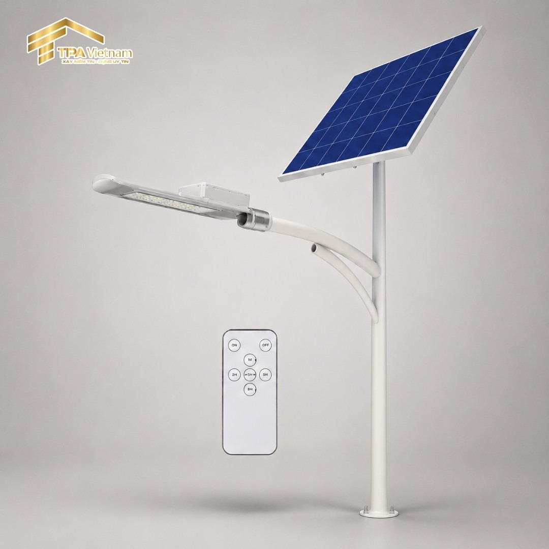 Đèn đường năng lượng mặt trời 30W - CSD01.SL.RF 30W