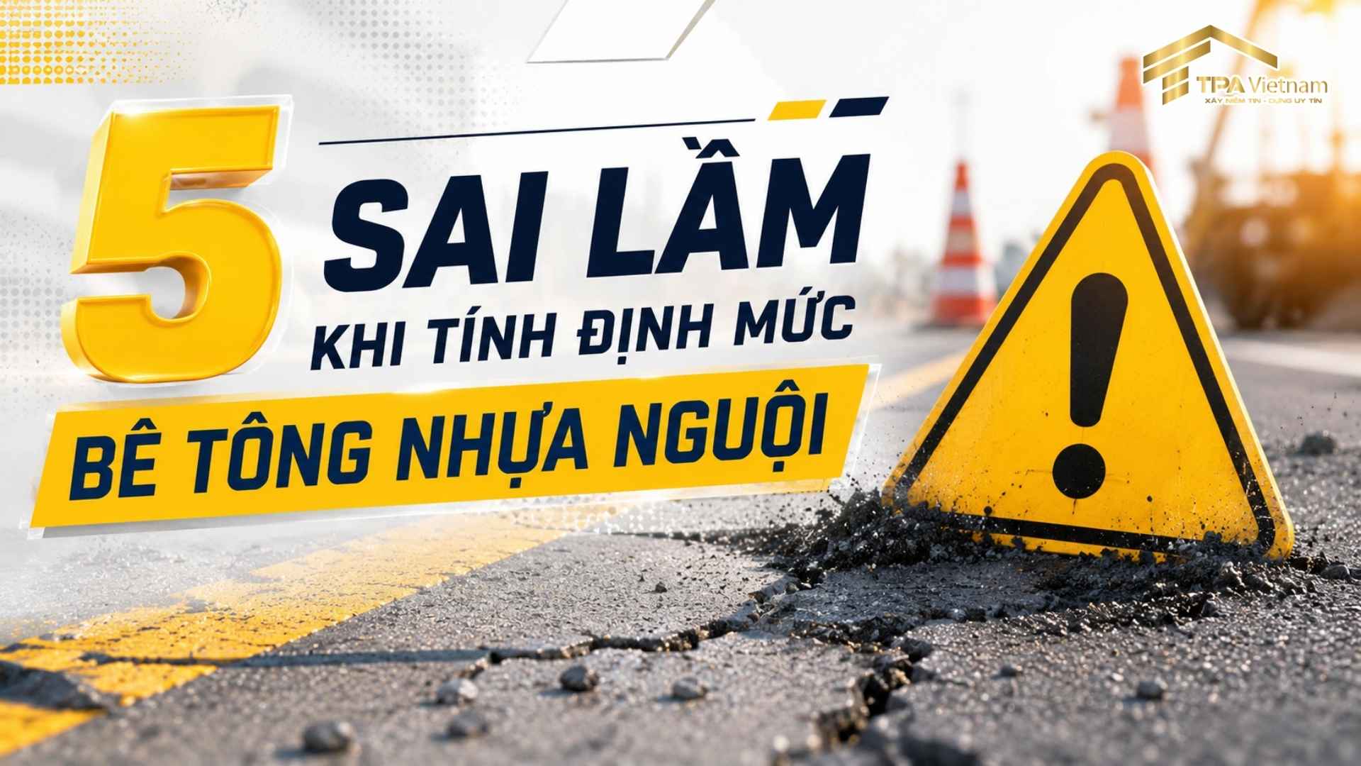 5 sai lầm khi tính định mức bê tông nhựa nguội